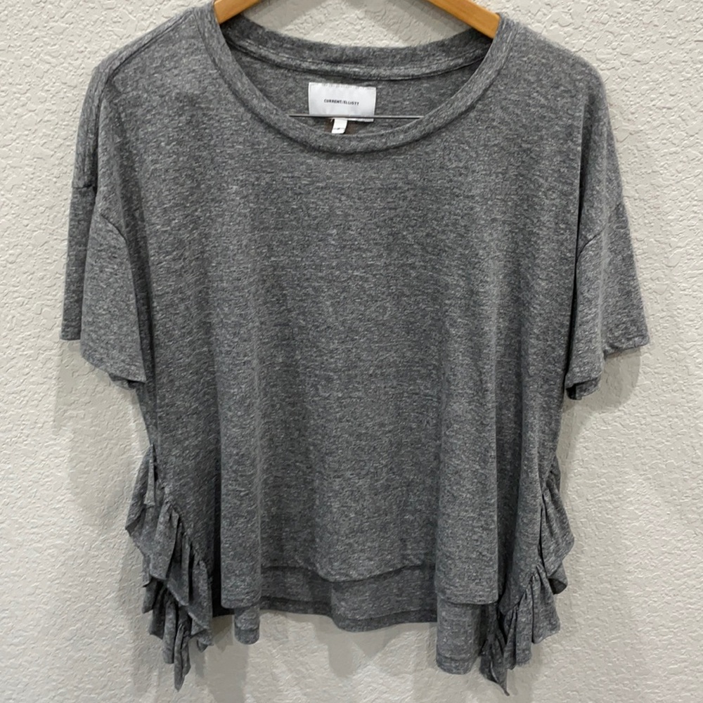 Current/Elliott The Side Slit Ruffle